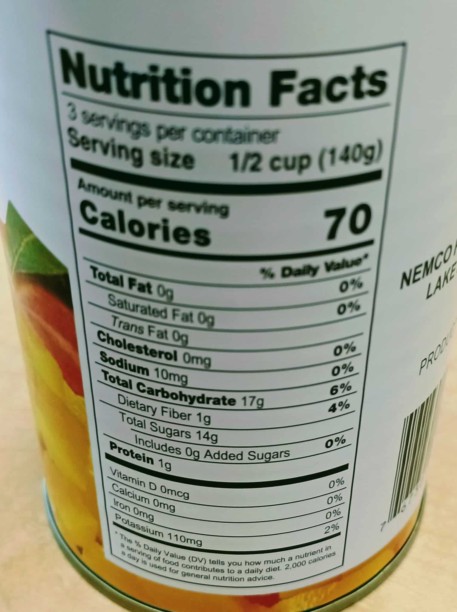 Canned Peaches