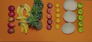 Assorted fruits on table