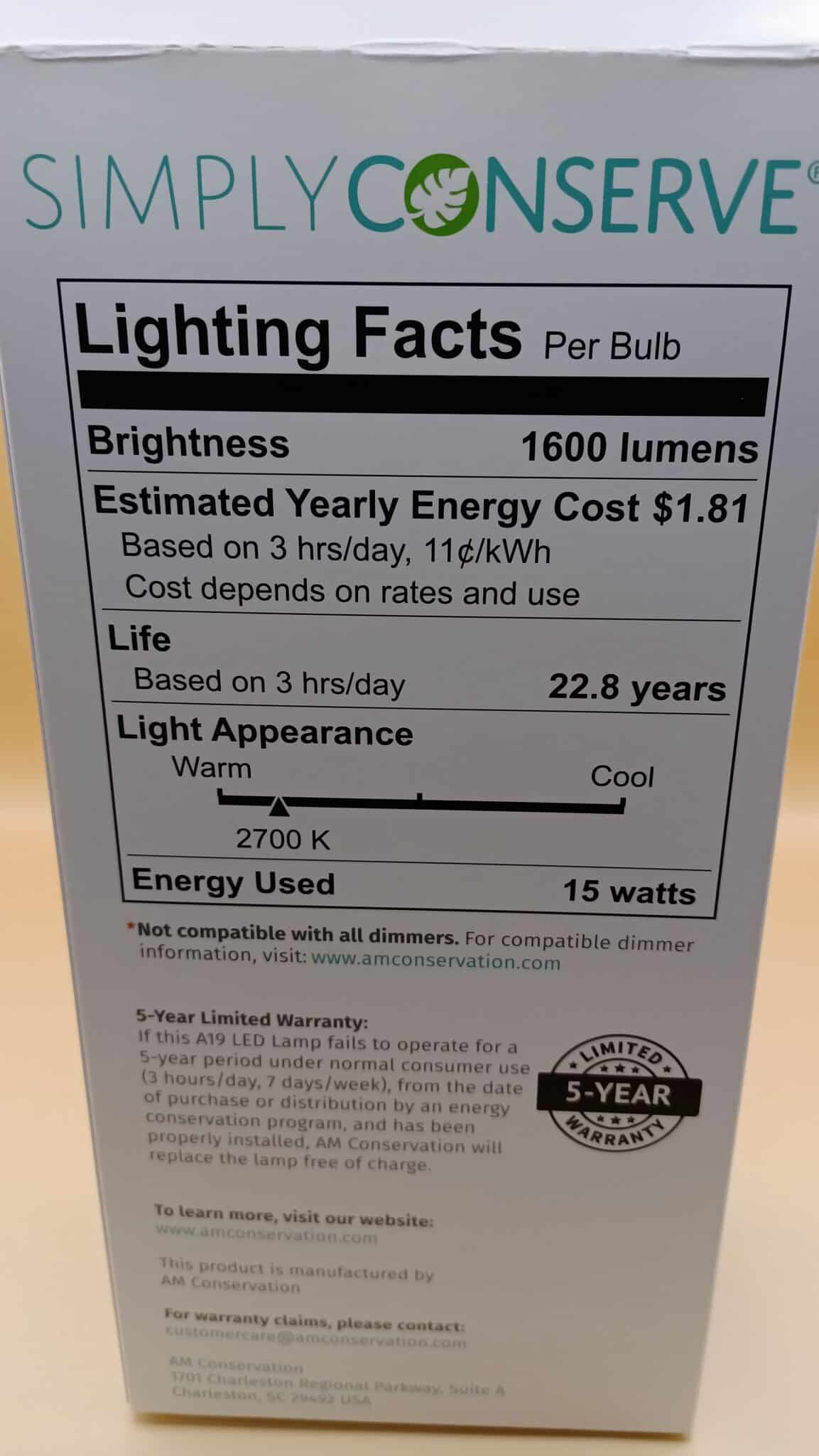 Light Bulbs